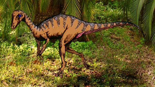 Eoraptor, einer der ersten Dinosaurier